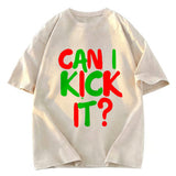 Tokyosol Can I Kick it Novelty Washed T-Shirt