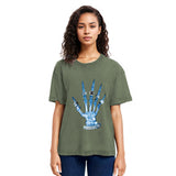 Tokyosol Diamond Xray Hip Hop Hand Washed T-Shirt