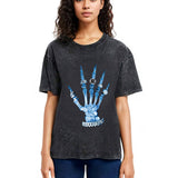 Tokyosol Diamond Xray Hip Hop Hand Washed T-Shirt