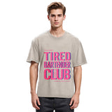 Tokyosol Tired Bartender Club Japanese Katakana Vintage Washed T-Shirt