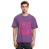 Tokyosol Tired Bartender Club Japanese Katakana Vintage Washed T-Shirt