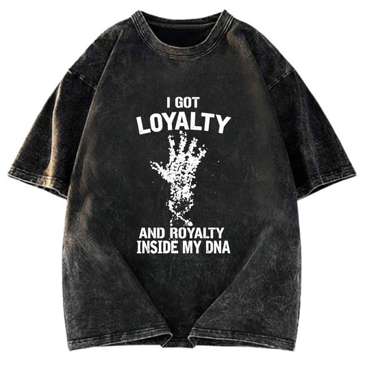 Tokyosol Loyalty And Royalty Washed T-Shirt