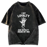 Tokyosol Loyalty And Royalty Washed T-Shirt