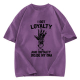 Tokyosol Loyalty And Royalty Washed T-Shirt