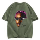 Tokyosol Hiphop Rapper Graphic Washed T-Shirt