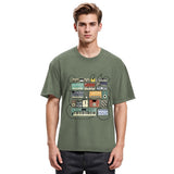 Tokyosol Electronic Musician Synthesizer and Drum Machine Dj Washed T-Shirt