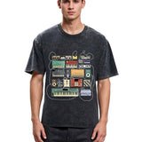 Tokyosol Electronic Musician Synthesizer and Drum Machine Dj Washed T-Shirt