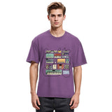Tokyosol Electronic Musician Synthesizer and Drum Machine Dj Washed T-Shirt