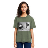 Tokyosol Air & Mars Black & White Washed T-Shirt