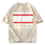 Tokyosol I Represent Real Hip-hop Washed T-Shirt