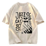 Tokyosol Jazz Cat Club Washed T-Shirt