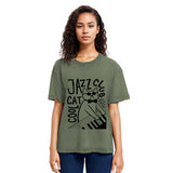 Tokyosol Jazz Cat Club Washed T-Shirt