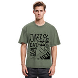 Tokyosol Jazz Cat Club Washed T-Shirt