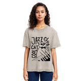 Tokyosol Jazz Cat Club Washed T-Shirt