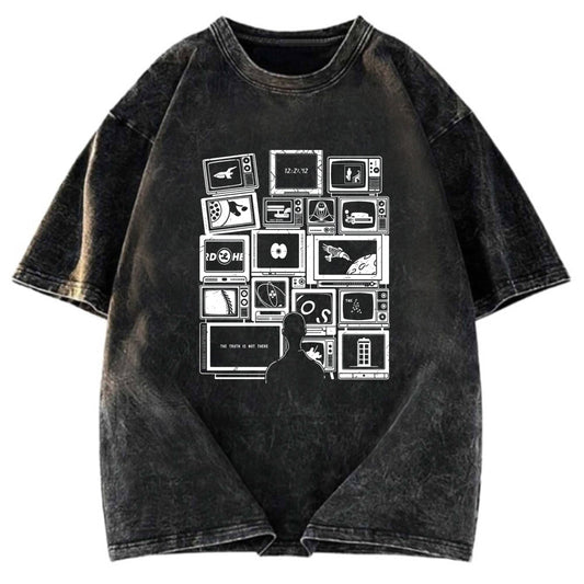 Tokyosol Finding Favorite Music Radio Washed T-Shirt