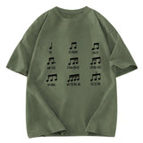 Tokyosol Food Word Pronunciation Washed T-Shirt