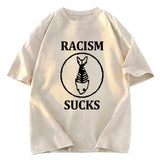 Tokyosol Racism Sucks Washed T-Shirt