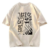 Tokyosol Jazz Cat Club Washed T-Shirt