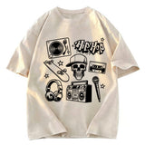 Tokyosol Set of Hip Hop Culture Washed T-Shirt