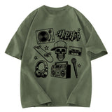 Tokyosol Set of Hip Hop Culture Washed T-Shirt