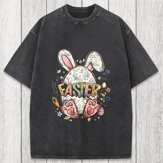 Tokyosol Easter Bunny Egg Washed T-Shirt