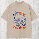 Tokyosol It's Ok Trust Me Washed T-Shirt