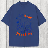 Tokyosol It's Ok Trust Me Washed T-Shirt
