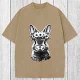 Tokyosol Floral Bunny Easter Washed T-Shirt