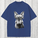 Tokyosol Floral Bunny Easter Washed T-Shirt
