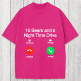 Tokyosol 16 Beers And A Night Time Drive Washed T-Shirt