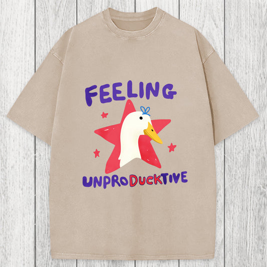Tokyosol Feeling unproDUCKtive Washed T-Shirt