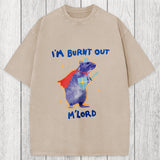 Tokyosol I'm Burnt Out M'lord Washed T-Shirt
