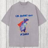 Tokyosol I'm Burnt Out M'lord Washed T-Shirt