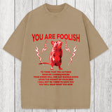 Tokyosol You Are Foolish Rat Washed T-Shirt