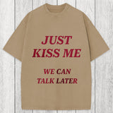 Tokyosol Just Kiss Me Washed T-Shirt