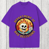 Tokyosol Department Of Bad Decisions Washed T-Shirt