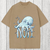 Tokyosol Octopus Nope Washed T-Shirt