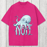 Tokyosol Octopus Nope Washed T-Shirt