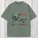 Tokyosol Sit On My Face Washed T-Shirt