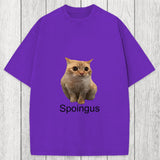 Tokyosol Spoingus The Cat Meme Washed T-Shirt