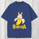 Tokyosol Funny Banana Bunny Washed T-Shirt