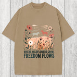 Tokyosol Wild-flowers Washed T-Shirt