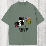 Tokyosol I Eat Oil Washed T-Shirt
