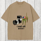 Tokyosol I Eat Oil Washed T-Shirt