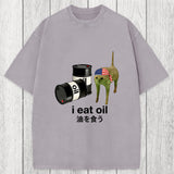 Tokyosol I Eat Oil Washed T-Shirt