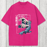Tokyosol Koi Fish Great Wave Washed T-Shirt