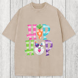 Tokyosol Hip Hop Easter Bunny Washed T-Shirt