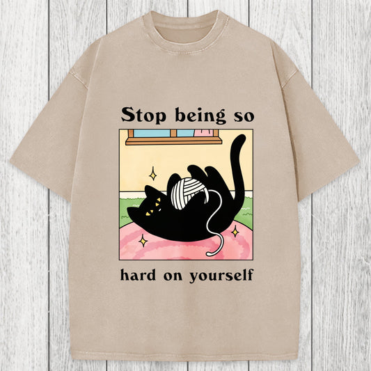 Tokyosol Hard On Yourself Washed T-Shirt