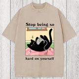 Tokyosol Hard On Yourself Washed T-Shirt