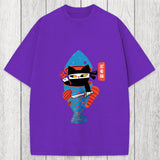 Tokyosol Neko Ninja Washed T-Shirt